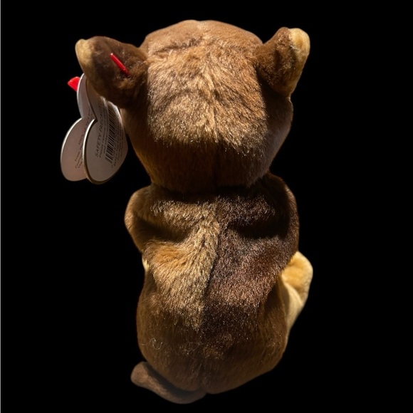 TY Beanie Baby Courage German Shepherd Dog w/ Flag & Tag – Retired USA Patriotic - Picture 4 of 7